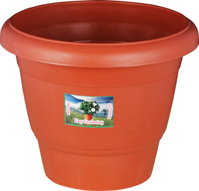 Easy Gardening 8 Inch Plant Container Set(Pack of 3, Plastic)