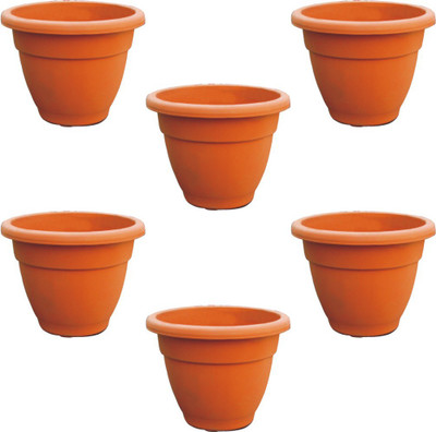 Atlantic Plant Container Set(Pack of 6, Plastic)