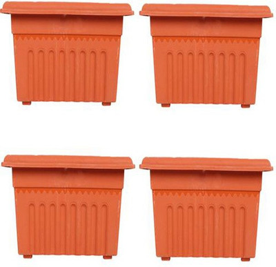 TrustBasket Set of 4 Square UV treated,Heavy Duty Plastic Planter (12 inch) Plant Container Set(Pack of 4, Plastic)
TrustBasket Set of 4 Square UV treated,Heavy Duty Plastic Planter (12 inch) Plant Container Set(Pack of 4, Plastic)
