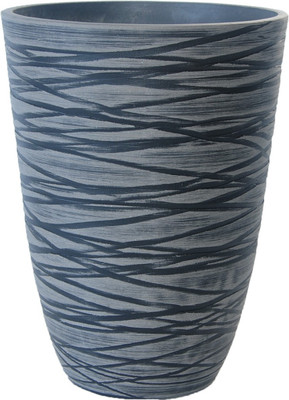 AGRILABH HOME & KITCHEN GARDEN Plant Container(Plastic, External Height - 46 cm), Grey