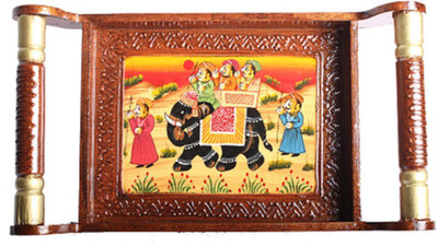 Apkamart Hand Crafted Traditional Wooden Tray - 16 Inch- For Utility and Gifts Tray
Apkamart Hand Crafted Traditional Wooden Tray - 16 Inch- For Utility and Gifts Tray