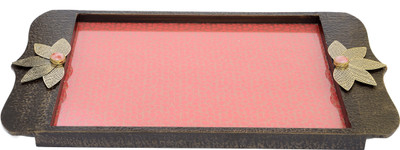 Aarav Designs Gold Lotus Big Tray