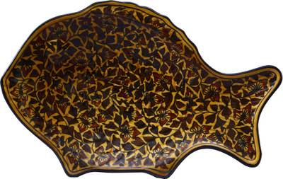 Cafeine Brown Sehra Plate