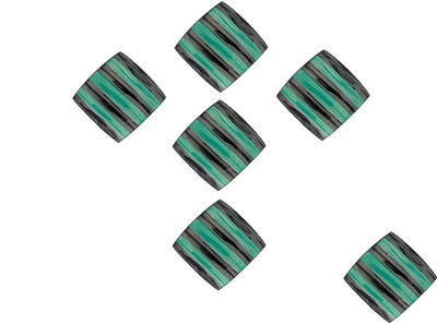 Shineware Strips Pattern Plate Set(Pack of 6)