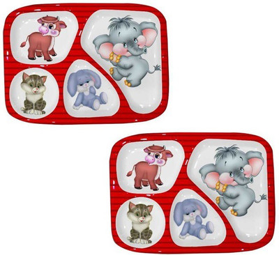 Borosil Plate(Pack of 2)