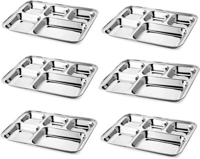 Anmol Plate Set(Pack of 6)