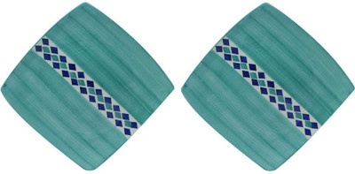 Sunshine Snacks Plates With Diamond Pattern IN Royal Sea Green Colour By Sunshine ... Plate Set(Pack of 2)
Sunshine Snacks Plates With Diamond Pattern IN Royal Sea Green Colour By Sunshine ... Plate Set(Pack of 2)
