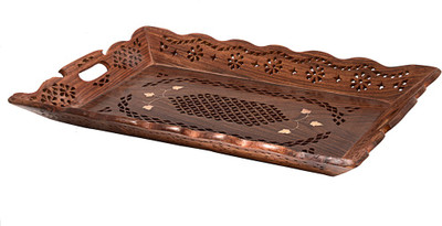 Woodstock Hand Carved Tray
