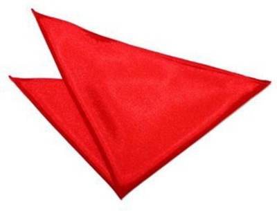 Bsquare Solid Microfibre Pocket Square, Deep red
