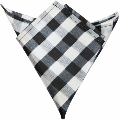 Blacksmithh Black And White Husk Checks Printed Design Checkered Satin Pocket Square, Black;white
Blacksmithh Black And White Husk Checks Printed Design Checkered Satin Pocket Square, Black;white