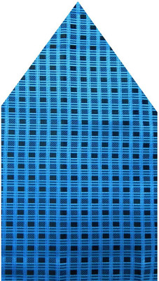 Navaksha Geometric Print Microfibre Pocket Square, Blue 
Navaksha Geometric Print Microfibre Pocket Square, Blue