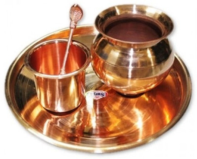 Vedic Vaani Copper(4 Pieces, Brown)
