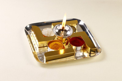 Ojas Silver Plated(6 Pieces, Gold)