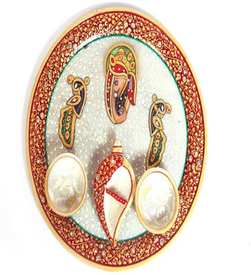 Shreeng Ganesh and Peacock Engraved Meenakari Pooja Plate Marble(1 Pieces, Multicolor)
Shreeng Ganesh and Peacock Engraved Meenakari Pooja Plate Marble(1 Pieces, Multicolor)