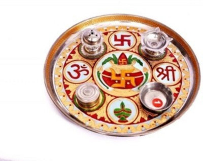 SIDHIVINAYAK ENTERPRISES Pooja & Thali Steel(5 Pieces, Multicolor)
SIDHIVINAYAK ENTERPRISES Pooja & Thali Steel(5 Pieces, Multicolor)
