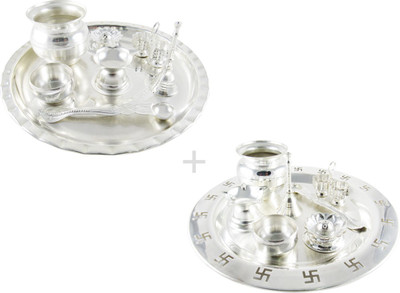 GoldGiftIdeas 8 Inch Kalash + 9 Inch Swastik Combo of Two Silver Plated(16 Pieces, Silver)
GoldGiftIdeas 8 Inch Kalash + 9 Inch Swastik Combo of Two Silver Plated(16 Pieces, Silver)