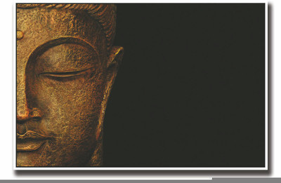 Posterhouzz Buddha Face Fine Art Print(12 inch X 18 inch, Rolled)