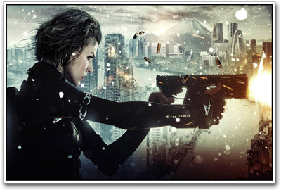 Resident Evil Retribution Paper Print(12 inch X 18 inch)