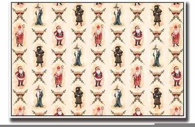 Posterhouzz Merry Christmas art Fine Art Print(12 inch X 18 inch, Rolled)
