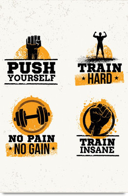 Four Principles for Bodybuilders Paper Print(18 inch X 12 inch, Stacked)