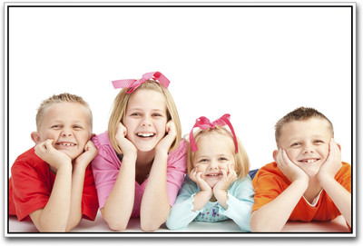 Cute children smiling Paper Print(12 inch X 18 inch)