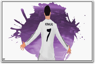 Ronaldo CR7 Paper Print(12 inch X 18 inch)