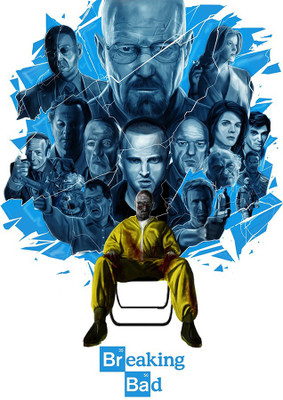 Posterhouzz Breaking Bad Fine Art Print(18 inch X 12 inch, Rolled)