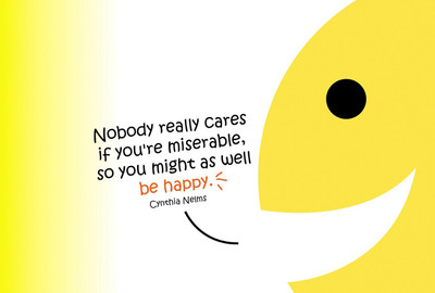 Posterhouzz Be Happy, Nobody Cares if You're Miserable - Quotation Poster Paper Print(12 inch X 18 inch, Rolled)
Posterhouzz Be Happy, Nobody Cares if You're Miserable - Quotation Poster Paper Print(12 inch X 18 inch, Rolled)