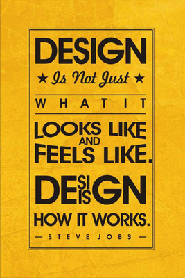 Posterhouzz- Steve Jobs - Design Is How It Works Fine Art Print(18 inch X 12 inch, Rolled)
Posterhouzz- Steve Jobs - Design Is How It Works Fine Art Print(18 inch X 12 inch, Rolled)