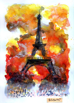 Tallenge - Eiffel Tower Watercolor Painting - Unframed Poster Paper Print(11.6 inch X 16.5 inch, Rolled)
Tallenge - Eiffel Tower Watercolor Painting - Unframed Poster Paper Print(11.6 inch X 16.5 inch, Rolled)