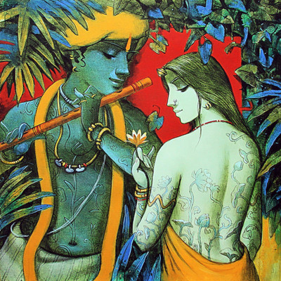 Enchanting Krishna With Radha Playing Flute Painting - Medium Size Rolled Digital Art Print On Photographic Paper(18 inch X 18 inch, Rolled)
Enchanting Krishna With Radha Playing Flute Painting - Medium Size Rolled Digital Art Print On Photographic Paper(18 inch X 18 inch, Rolled)