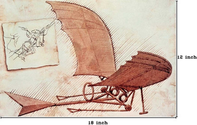Flying Machine by Leonardo da Vinci Fine Art Print(12 inch X 18 inch, Rolled)
Flying Machine by Leonardo da Vinci Fine Art Print(12 inch X 18 inch, Rolled)