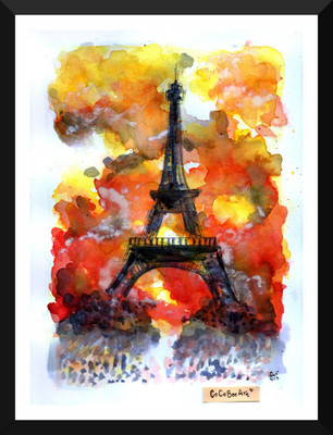 Tallenge - Eiffel Tower Watercolor Painting - Framed Poster Paper Print(12 inch X 17 inch, Framed)
Tallenge - Eiffel Tower Watercolor Painting - Framed Poster Paper Print(12 inch X 17 inch, Framed)