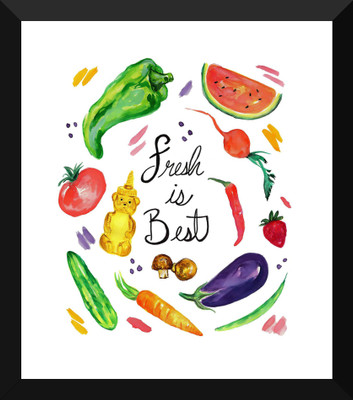 Tallenge Art For Kitchen - Fresh Is Best - Premium Quality A3 Size Framed Poster Paper Print(17 inch X 12 inch, Framed)
Tallenge Art For Kitchen - Fresh Is Best - Premium Quality A3 Size Framed Poster Paper Print(17 inch X 12 inch, Framed)