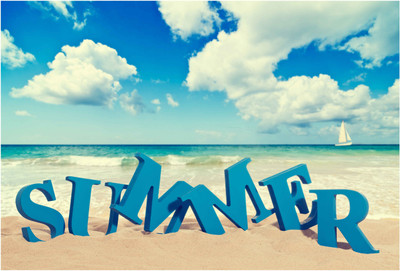 Summer Wallpaper Paper Print(13 inch X 19 inch, Rolled)