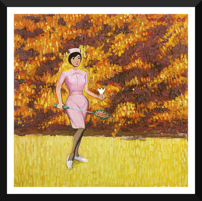 Tallenge - Contemporary Art - Badminton Playing Nurse - Large Size Ready-to-hang Framed Art Print On - Large Size Framed Art Print On Photographic Paper(24 inch X 24 inch, Framed)
Tallenge - Contemporary Art - Badminton Playing Nurse - Large Size Ready-to-hang Framed Art Print On - Large Size Framed Art Print On Photographic Paper(24 inch X 24 inch, Framed)
