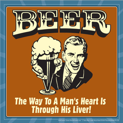 bCreative Beer The Way To Man's Heart Is Through His Liver! (Officially Licensed) Paper Print(12 inch X 12 inch)
bCreative Beer The Way To Man's Heart Is Through His Liver! (Officially Licensed) Paper Print(12 inch X 12 inch)