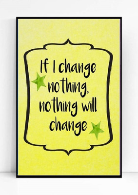 Motivational Quotes 014 Paper Print(18 inch X 12 inch, Framed)