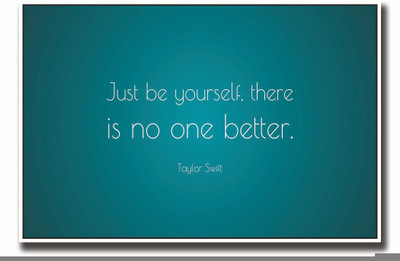 Posterhouzz Just Be Yourself Taylor swift quote Fine Art Print(12 inch X 18 inch, Rolled)
Posterhouzz Just Be Yourself Taylor swift quote Fine Art Print(12 inch X 18 inch, Rolled)
