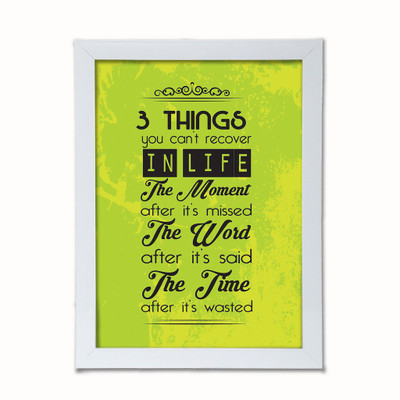 Quotes Themed Framed Poster. Photographic Paper(17.5 inch X 13.5 inch, Box Packing)
Quotes Themed Framed Poster. Photographic Paper(17.5 inch X 13.5 inch, Box Packing)