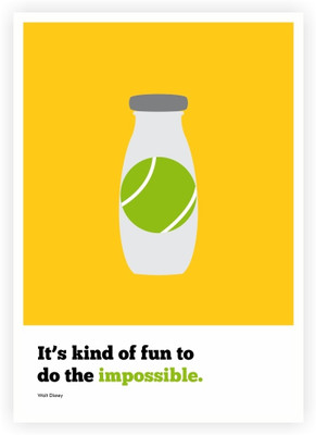 Lab No. 4 It's kind of fun to do the impossible Corporate Startup Inspirational Wall Decor Quotes Poster Paper Print(16.5 inch X 11.5 inch)
Lab No. 4 It's kind of fun to do the impossible Corporate Startup Inspirational Wall Decor Quotes Poster Paper Print(16.5 inch X 11.5 inch)