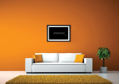 Albert Einstein New Ideas Quote Fine Art Print(14 inch X 20 inch, Framed)