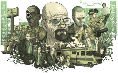 Breaking Bad Characters Photographic Paper(13 inch X 19 inch, Rolled)