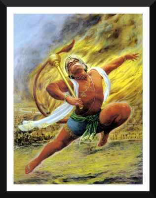 Tallenge - Hanuman Burns The Lanka - Large Size Ready-to-hang Framed Art Print On - Large Size Framed Art Print On Photographic Paper(18 inch X 24 inch, Framed)
Tallenge - Hanuman Burns The Lanka - Large Size Ready-to-hang Framed Art Print On - Large Size Framed Art Print On Photographic Paper(18 inch X 24 inch, Framed)