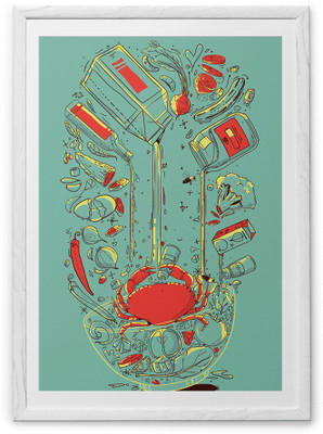 Salad Fine Art Print(36 inch X 24 inch, Framed)