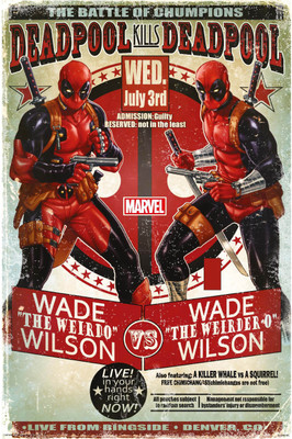 Deadpool kills deadpool (Officially Licensed) poster Paper Print(18 inch X 12 inch, Rolled)
Deadpool kills deadpool (Officially Licensed) poster Paper Print(18 inch X 12 inch, Rolled)
