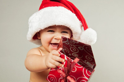 Child's Love - Cute little Christmas Baby Paper Print(12 inch X 18 inch)