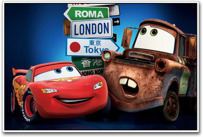 Cars 2 Paper Print(12 inch X 18 inch)
