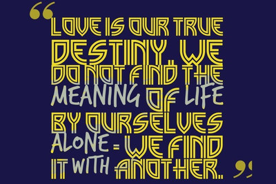 Posterhouzz Love Is Our True Destiny Poster Fine Art Print(12 inch X 18 inch, Rolled)
Posterhouzz Love Is Our True Destiny Poster Fine Art Print(12 inch X 18 inch, Rolled)