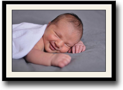Cute Baby sleeping AFP0580 Fine Art Print(10 inch X 14 inch, Framed)
